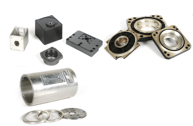 Metal fittings for butter churn.